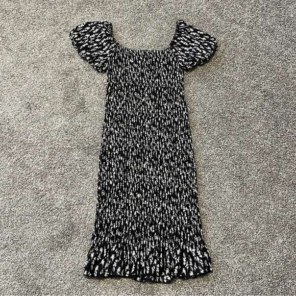 Trixxi Black and White Floral Dress Size M - Picture 3 of 7